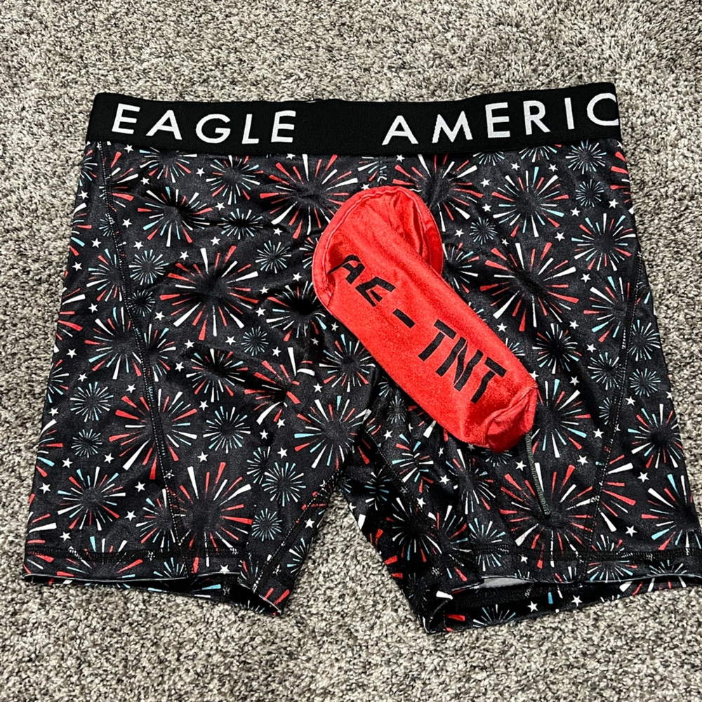 American Eagle Firework boxer briefs
